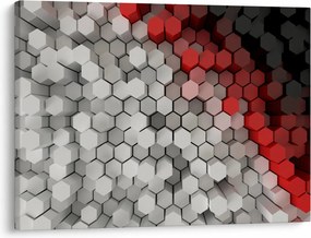 Obraz - 3D hexagóny (70x50 cm)