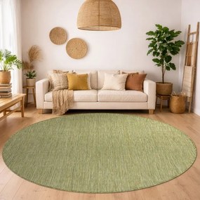 Koberec SIZAL SION A5165A zelený kruh