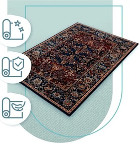 Koberec Agnella Isfahan Hela granátový