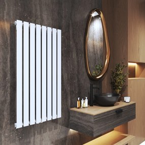 Gamma Vertical, vykurovacie teleso 600x1100 mm, 737 W, biela matná, GMA-VERT-11060-WH