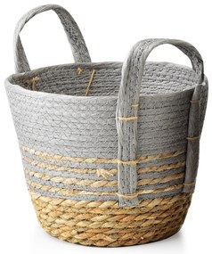 Úložný košík Bali M 23x20 cm hnědo-šedý