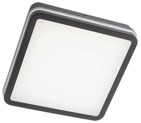 REDO Smart TUYA 90289 ISOLA exteriérové stropné svietidlo SMD LED 24W 2120lm 3000/4000/6500K IP54 tmavošedá