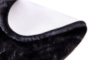 Kúpeľňový koberček MOYO MO 06-32 čierny