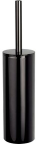 Spirella WC kefa s nádobou Nyo 9,5 x 12,5 x 40 cm, čierna oceľ