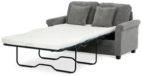 Dvojmiestna pohovka ASB-4170 GREY2, manžestr, sivá