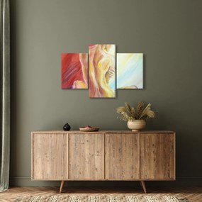Obraz odpočívajúce ženy, olejomaľba (90x60 cm)