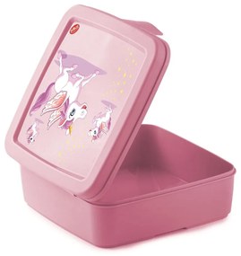 Ružový detský desiatový box Unicorn – Snips
