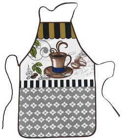Kuchynská zásterka ROASTED COFFEE, sivá