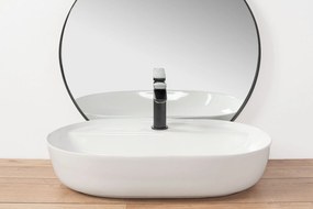 Rea Aura, umývadlo na dosku 610x410x130 mm, biela lesklá, REA-U7900