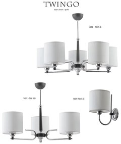 Jupiter 1407 - TW 3 G - Luster na tyči TWINGO 3xE27/60W/230V