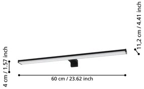 Eglo 99731 - LED Kúpeľňové osvetlenie zrkadla PANDELLA LED/11W/230V IP44