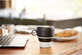 Čierny termo hrnček 400 ml To Go – Lékué