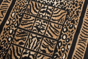 TA Koberec 6600A ČIERNY ATLAS PP Rozmer: 70x200 cm