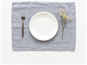 Svetlosivé ľanové prestieranie Linen Tales, 35 x 45 cm