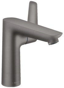 Hansgrohe Talis E, páková umývadlová batéria 150 s odtokovou súpravou s ťahadlom, kefovaná čierna chrómová, HAN-71754340