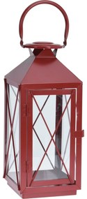 Sada kovových lampášov Reds 3 ks, červená
