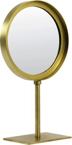 Bronzové okrúhle stolný zrkadlo Lure antik bronze - 20 * 10 * 35 cm