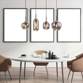 Globo 15549-4H - Luster na lanku MATT 4xE27/40W/230V