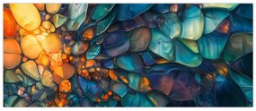 Obraz - Sklenená mozaika (120x50 cm)