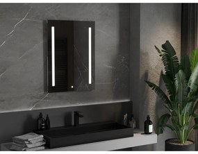 Mexen Remi, LED kúpeľňové zrkadlo s podsvietením 60x80 cm, 6000K, ochrana proti zahmlievaniu, 9804-060-080-611-00