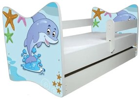 Raj posteli Detská posteľ  " Delfin " DLX biela