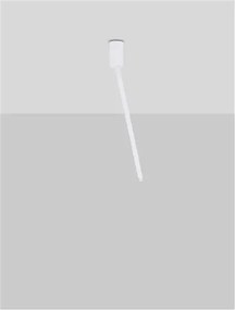 LED biele designové stropné svietidlo Ornos 50