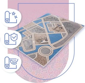 Koberec Agnella Soft Shrink Feran popol