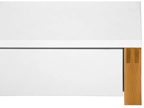 Pracovný stôl s bielou doskou Woodman NorthGate