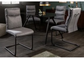 Stolička 41171 Comfort Látka Šedá - Komfort-nábytok