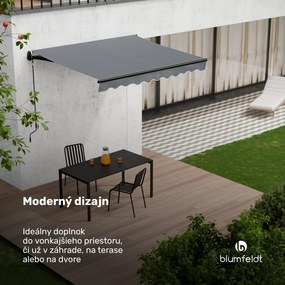 Blumfeldt CloudShade Markíza, Inteligentné ovládanie, UV ochrana, Montáž na stenu