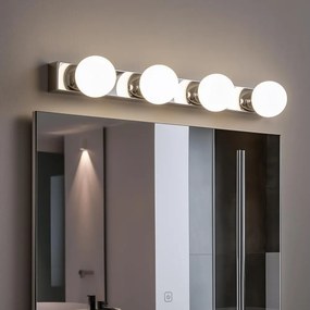 Brilagi - LED zrkadlové osvetlenie do kúpeľne HOLLYWOOD 4xLED/3W/230V IP44 chróm