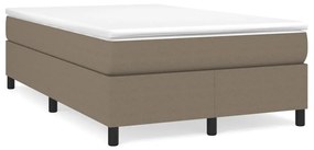 Boxspring posteľ s matracom sivohnedá 120x190 cm látka 3269687