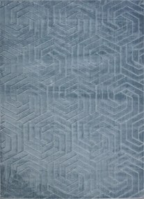 Koberec Zen Garden 2401 BLUE – modrý obdĺžnikový so vzorom Rozmer: 200x290 cm