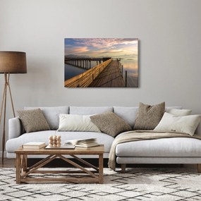 Obraz - Na brehu jazera Obersee (90x60 cm)