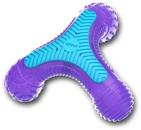 GiGwi Žuvacia hračka pre psov Trojhviezda Multi-Sounds Bone, 16 x 14 cm