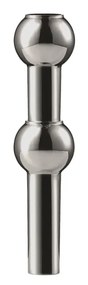 Stoff Nagel Dizajnová vázička STOFF Nagel Black Chrome