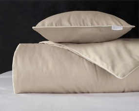 Dekorstudio Elegantné posteľné obliečky s lemovkou PURE v pieskovej farbe