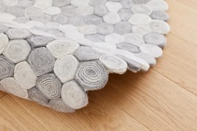 Koberec Sushi sivý Multi kruh