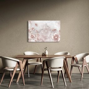 Obraz - Ružové kvety (90x60 cm)