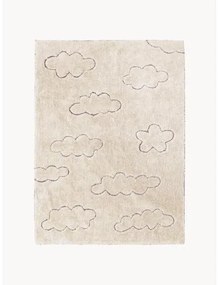 Ručne tkaný detský koberec's reliéfom Clouds