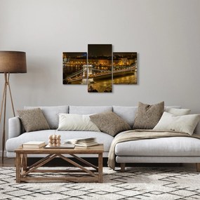 Obraz nočného mesta (90x60 cm)