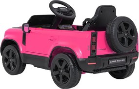Elektrické autíčko Land Rover Defender ružové