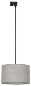 Luster na lanku do lištového systému TRACER 1xE27/15W/230V pr. 38 cm čierna/šedá