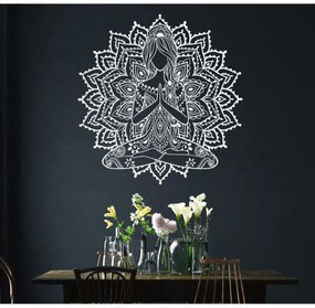 Meditačná žena s mandalovým pozadím| SENTOP PR0511