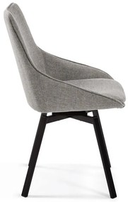 Sivá jedálenská stolička Jenna – Kave Home