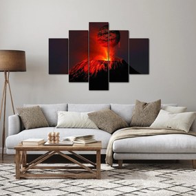 Obraz sopky (150x105 cm)