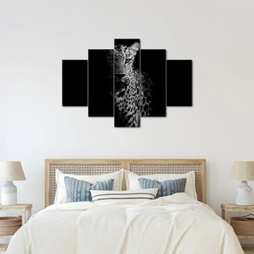 Obraz - Portrét leoparda (150x105 cm)