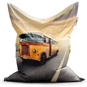 Sedací vak Classic autobus veterán - detský, farebná