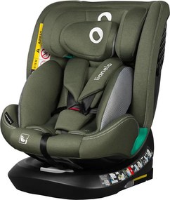 Lionelo - Vrtljiv avtosedež s bazo BASTIAAN ONE i-Size 40-150 cm Green Olive