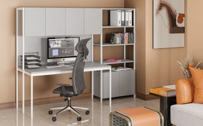 Zostava HOME OFFICE, biela